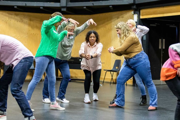 Teachers playing games to explore Macbeth.