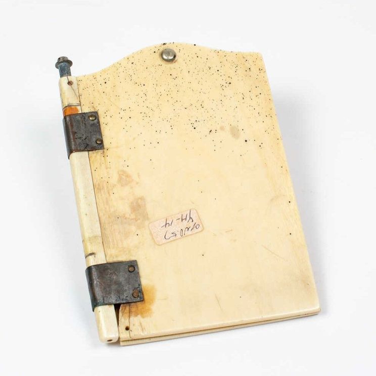 Ivory Tablet used by Henry Irving representing the written component of GCSE English Literature